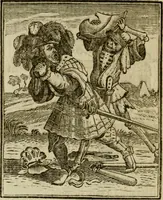 Picture 32 of 51 from Emblems of mortality : representing, in upwards of fifty cuts, Death seizing all ranks and degrees of people : imitated from a painting in the cemetery of the Dominican church at Basil, in Switzerland : with an apostrophe to each, translated from the Latin and French : intended as well for the infomation of the curious, as the instruction and entertainment of youth : to which is prefixed a copious preface, containing an historical account of the above, and other paintings on this subject, now or lately existing in divers parts of Europe (1789), leaf 71