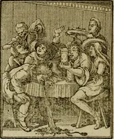 Picture 42 of 51 from Emblems of mortality : representing, in upwards of fifty cuts, Death seizing all ranks and degrees of people : imitated from a painting in the cemetery of the Dominican church at Basil, in Switzerland : with an apostrophe to each, translated from the Latin and French : intended as well for the infomation of the curious, as the instruction and entertainment of youth : to which is prefixed a copious preface, containing an historical account of the above, and other paintings on this subject, now or lately existing in divers parts of Europe (1789), leaf 81