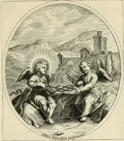 Picture 18 of 26 from Emblesmes de l'amour diuin (1690), leaf 38