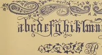 An illustration from The embroiderer's book of design : containing initials, emblems, cyphers, monograms, ornamental borders, ecclesiastical devices, mediæval and modern alphabets, and national emblems (1891)