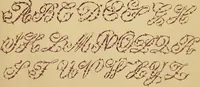 An illustration from The embroiderer's book of design : containing initials, emblems, cyphers, monograms, ornamental borders, ecclesiastical devices, mediæval and modern alphabets, and national emblems (1891)