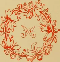 An illustration from The embroiderer's book of design : containing initials, emblems, cyphers, monograms, ornamental borders, ecclesiastical devices, mediæval and modern alphabets, and national emblems (1891)