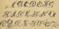 An illustration from The embroiderer's book of design : containing initials, emblems, cyphers, monograms, ornamental borders, ecclesiastical devices, mediæval and modern alphabets, and national emblems (1891)