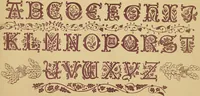 An illustration from The embroiderer's book of design : containing initials, emblems, cyphers, monograms, ornamental borders, ecclesiastical devices, mediæval and modern alphabets, and national emblems (1891)
