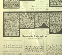 An illustration from Embroideries and laces : values that sell : season 1913 : [catalogue]. -- (1913)