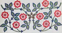 Picture 56 of 135 from Embroidery : a collection of articles on subjects connected with the study of fine needlework, including stitches, materials, methods of work, and designing, and history ... (1909), leaf 102