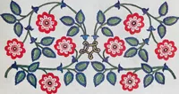 An illustration from Embroidery : a collection of articles on subjects connected with the study of fine needlework, including stitches, materials, methods of work, and designing, and history ... (1909)