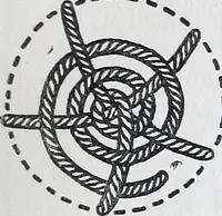 Picture 107 of 135 from Embroidery : a collection of articles on subjects connected with the study of fine needlework, including stitches, materials, methods of work, and designing, and history ... (1909), leaf 180