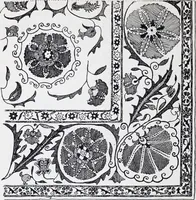 An illustration from Embroidery : a collection of articles on subjects connected with the study of fine needlework, including stitches, materials, methods of work, and designing, and history ... (1909)