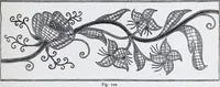Picture 116 of 135 from Embroidery : a collection of articles on subjects connected with the study of fine needlework, including stitches, materials, methods of work, and designing, and history ... (1909), leaf 196