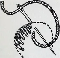 An illustration from Embroidery : a collection of articles on subjects connected with the study of fine needlework, including stitches, materials, methods of work, and designing, and history ... (1909)