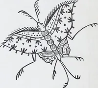 An illustration from Embroidery : a collection of articles on subjects connected with the study of fine needlework, including stitches, materials, methods of work, and designing, and history ... (1909)