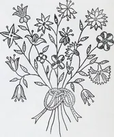 An illustration from Embroidery : a collection of articles on subjects connected with the study of fine needlework, including stitches, materials, methods of work, and designing, and history ... (1909)