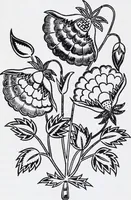 An illustration from Embroidery : a collection of articles on subjects connected with the study of fine needlework, including stitches, materials, methods of work, and designing, and history ... (1909)