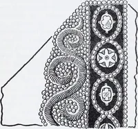 Picture 40 of 135 from Embroidery : a collection of articles on subjects connected with the study of fine needlework, including stitches, materials, methods of work, and designing, and history ... (1909), leaf 75