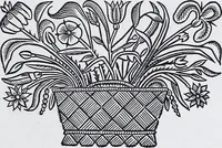 An illustration from Embroidery : a collection of articles on subjects connected with the study of fine needlework, including stitches, materials, methods of work, and designing, and history ... (1909)