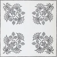 An illustration from Embroidery : a collection of articles on subjects connected with the study of fine needlework, including stitches, materials, methods of work, and designing, and history ... (1909)