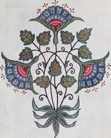 An illustration from Embroidery : a collection of articles on subjects connected with the study of fine needlework, including stitches, materials, methods of work, and designing, and history ... (1909)