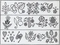 Picture 51 of 135 from Embroidery : a collection of articles on subjects connected with the study of fine needlework, including stitches, materials, methods of work, and designing, and history ... (1909), leaf 95
