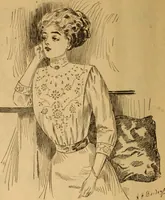 An illustration from Embroidery hints: Fall and Winter 1910 (1910)
