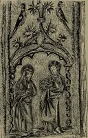 An illustration from Embroidery and lace: their manufacture and history from the remotest antiquity to the present day. A handbook for amateurs, collectors and general readers (1888)