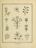 An illustration from An embroidery pattern book (1917)