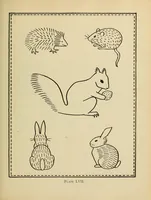 An illustration from An embroidery pattern book (1917)
