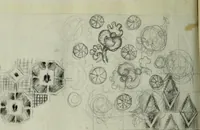 Picture 97 of 106 from [Embroidery and textile designs (1875), leaf 252