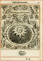 An illustration from Empresas morales (1581)