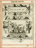 An illustration from Empresas morales (1581)
