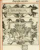 An illustration from Empresas morales (1581)