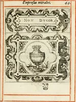 An illustration from Empresas morales (1581)