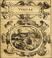 An illustration from Empresas Morales...Sacalas a lvz el doctor don Francisco de Borja.. (1680)