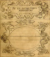 An illustration from Empresas Morales...Sacalas a lvz el doctor don Francisco de Borja.. (1680)