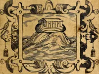 An illustration from Empresas Morales...Sacalas a lvz el doctor don Francisco de Borja.. (1680)