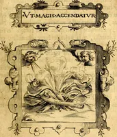 An illustration from Empresas Morales...Sacalas a lvz el doctor don Francisco de Borja.. (1680)