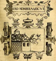 An illustration from Empresas Morales...Sacalas a lvz el doctor don Francisco de Borja.. (1680)