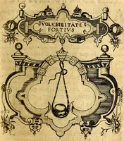An illustration from Empresas Morales...Sacalas a lvz el doctor don Francisco de Borja.. (1680)