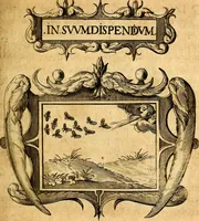 An illustration from Empresas Morales...Sacalas a lvz el doctor don Francisco de Borja.. (1680)