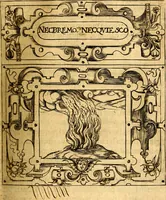 An illustration from Empresas Morales...Sacalas a lvz el doctor don Francisco de Borja.. (1680)