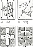 An illustration from Enciclopedia heráldica y genealógica hispano-americana (1919)
