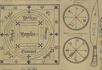 An illustration from An encyclopaedia of occultism : a compendium of information on the occult sciences, occult personalities, psychic science, magic, demonology, spiritism and mysticism (1920)