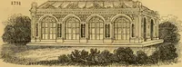 An illustration from An encyclopædia of cottage, farm, and villa architecture and furniture : containing numerous designs for dwellings from the cottage to the villa including farm houses, farmeries, and other agricultural buildings, several designs for country inns, public houses, and parochial schools, with the requisite fittings-up fixtures and furniture ; and appropriate offices, gardens and garden scenery ; each design accompanied by analytical and critical marks illustrative of the principles of archtiectural science and taste on whihc it is composed (1836)