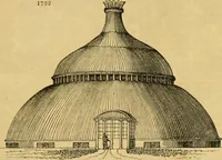 An illustration from An encyclopædia of cottage, farm, and villa architecture and furniture : containing numerous designs for dwellings from the cottage to the villa including farm houses, farmeries, and other agricultural buildings, several designs for country inns, public houses, and parochial schools, with the requisite fittings-up fixtures and furniture ; and appropriate offices, gardens and garden scenery ; each design accompanied by analytical and critical marks illustrative of the principles of archtiectural science and taste on whihc it is composed (1836)