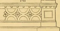 An illustration from An encyclopædia of cottage, farm, and villa architecture and furniture : containing numerous designs for dwellings from the cottage to the villa including farm houses, farmeries, and other agricultural buildings, several designs for country inns, public houses, and parochial schools, with the requisite fittings-up fixtures and furniture ; and appropriate offices, gardens and garden scenery ; each design accompanied by analytical and critical marks illustrative of the principles of archtiectural science and taste on whihc it is composed (1836)