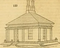 Picture 88 of 1377 from An encyclopædia of cottage, farm, and villa architecture and furniture : containing numerous designs for dwellings from the cottage to the villa including farm houses, farmeries, and other agricultural buildings, several designs for country inns, public houses, and parochial schools, with the requisite fittings-up fixtures and furniture ; and appropriate offices, gardens and garden scenery ; each design accompanied by analytical and critical marks illustrative of the principles of archtiectural science and taste on whihc it is composed (1836), leaf 101