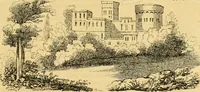 An illustration from An encyclopædia of cottage, farm, and villa architecture and furniture : containing numerous designs for dwellings from the cottage to the villa including farm houses, farmeries, and other agricultural buildings, several designs for country inns, public houses, and parochial schools, with the requisite fittings-up fixtures and furniture ; and appropriate offices, gardens and garden scenery ; each design accompanied by analytical and critical marks illustrative of the principles of archtiectural science and taste on whihc it is composed (1836)