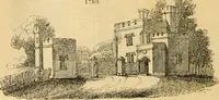 An illustration from An encyclopædia of cottage, farm, and villa architecture and furniture : containing numerous designs for dwellings from the cottage to the villa including farm houses, farmeries, and other agricultural buildings, several designs for country inns, public houses, and parochial schools, with the requisite fittings-up fixtures and furniture ; and appropriate offices, gardens and garden scenery ; each design accompanied by analytical and critical marks illustrative of the principles of archtiectural science and taste on whihc it is composed (1836)