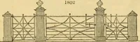 An illustration from An encyclopædia of cottage, farm, and villa architecture and furniture : containing numerous designs for dwellings from the cottage to the villa including farm houses, farmeries, and other agricultural buildings, several designs for country inns, public houses, and parochial schools, with the requisite fittings-up fixtures and furniture ; and appropriate offices, gardens and garden scenery ; each design accompanied by analytical and critical marks illustrative of the principles of archtiectural science and taste on whihc it is composed (1836)