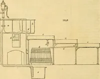 An illustration from An encyclopædia of cottage, farm, and villa architecture and furniture : containing numerous designs for dwellings from the cottage to the villa including farm houses, farmeries, and other agricultural buildings, several designs for country inns, public houses, and parochial schools, with the requisite fittings-up fixtures and furniture ; and appropriate offices, gardens and garden scenery ; each design accompanied by analytical and critical marks illustrative of the principles of archtiectural science and taste on whihc it is composed (1836)